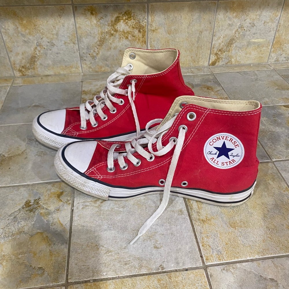Red Converse All Stars